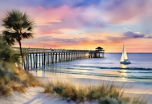 Naples Pier Scenic
