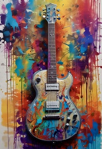 Abstract Guitar 2024 06 25 10 07 03