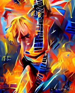 Guitarist From Rock Band