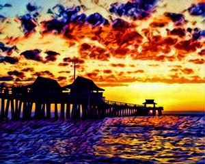 Naples Pier Sunset Glory