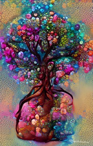 Rose Quartz Rainbow Tree