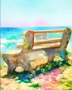 Naples Beach Bench