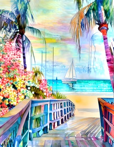 Naples Beach Bridge To Paradise 