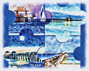 Naples Pier Puzzle Look
