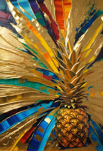 Golden Chakra Pineapple