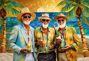 The Three Amigos On Naples Beach