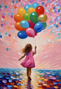 Girl With Balloons