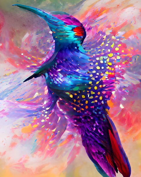 The Hummingbird  Print