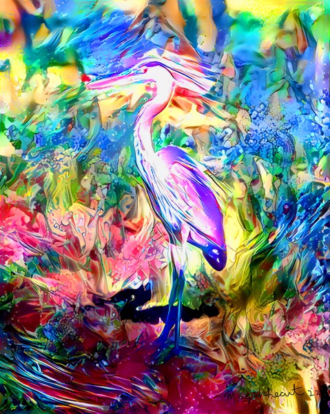 Naples Pond Heron Print