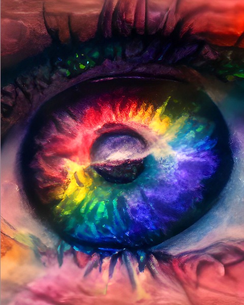 The Chakra Eye  Print