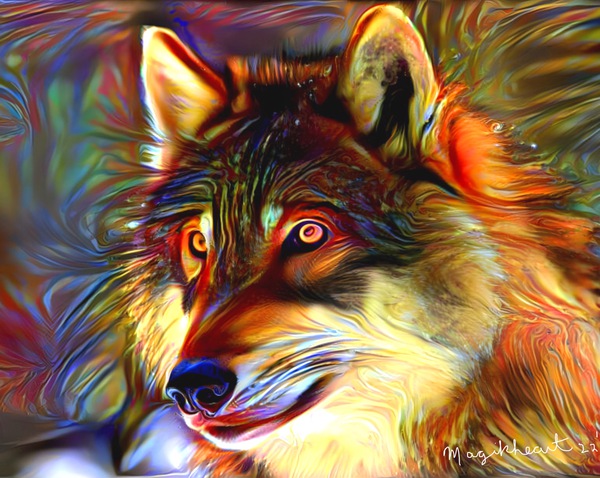 Magnificent Wolf Print