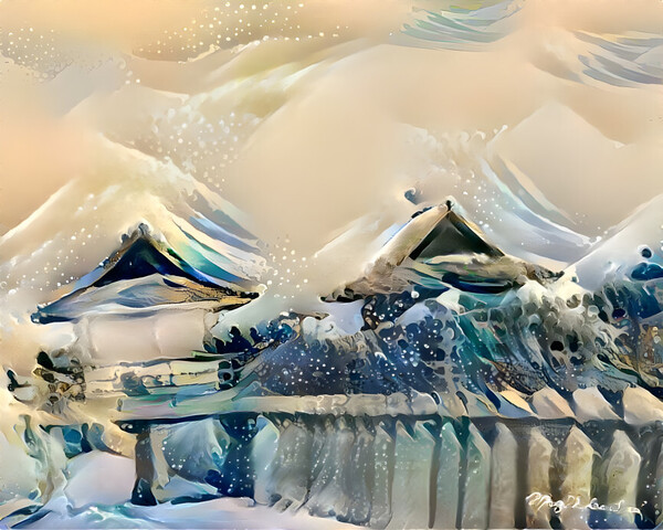 Naples Pier Sand Storm Print