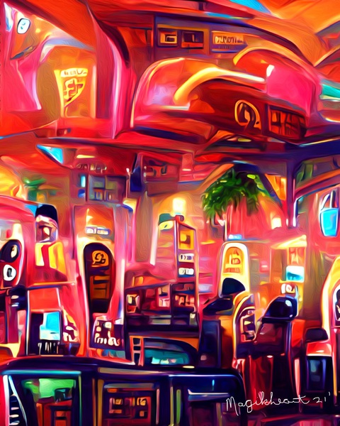 Fun Times At Casino Print