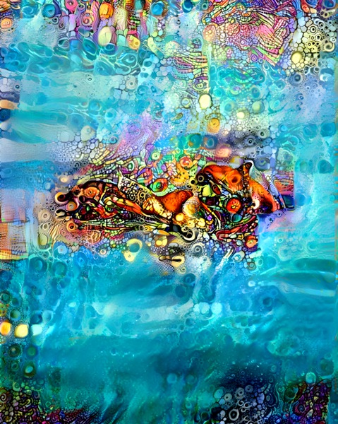 Hidden Dolphins  Print