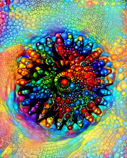 Chakra Mandala Print