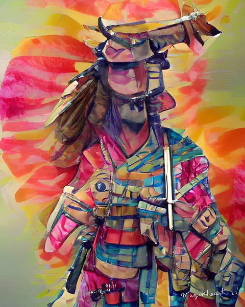 Samurai Warrior Print