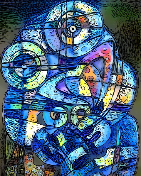 Mystical Blues Print