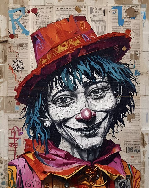 The Smiling Clown 2024 08 10 10 03 38 Print