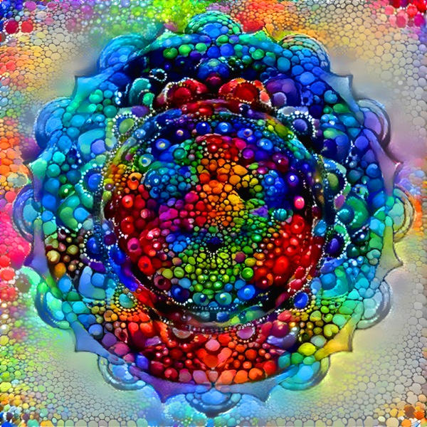 Rainbow Mandala Print