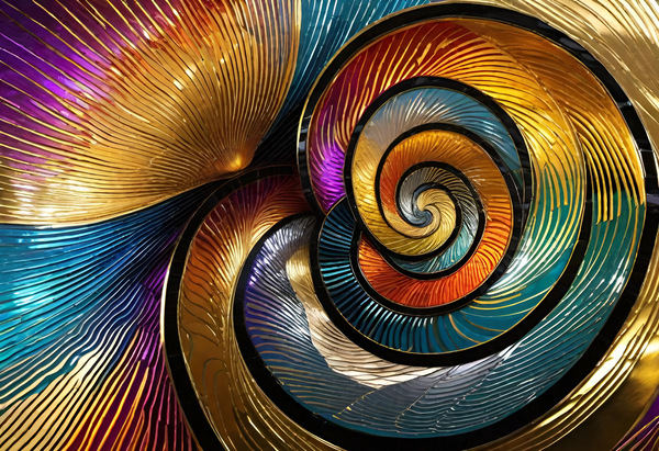 Nautilus Seashell Abstract Print