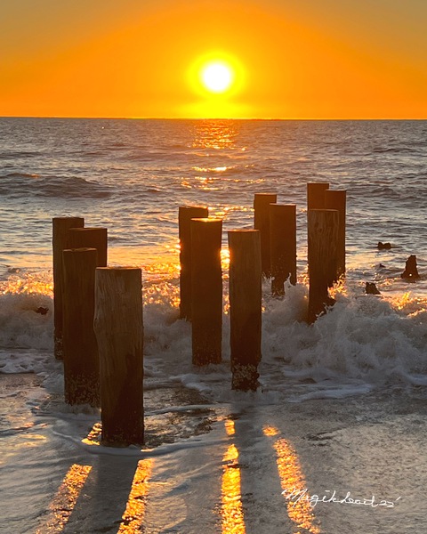  Sunset Pillars  Print