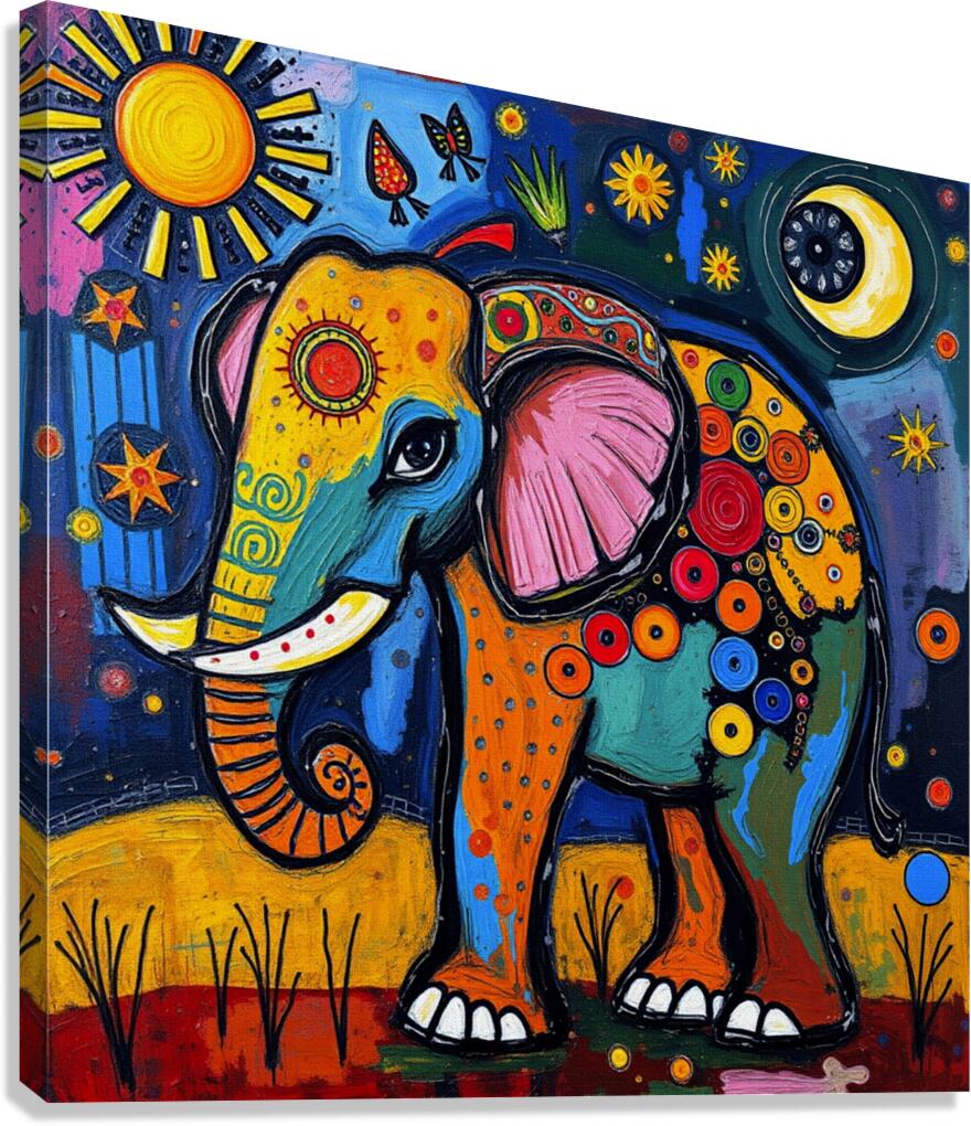 Elephant 2025 05 20 15 23 30 Canvas Print