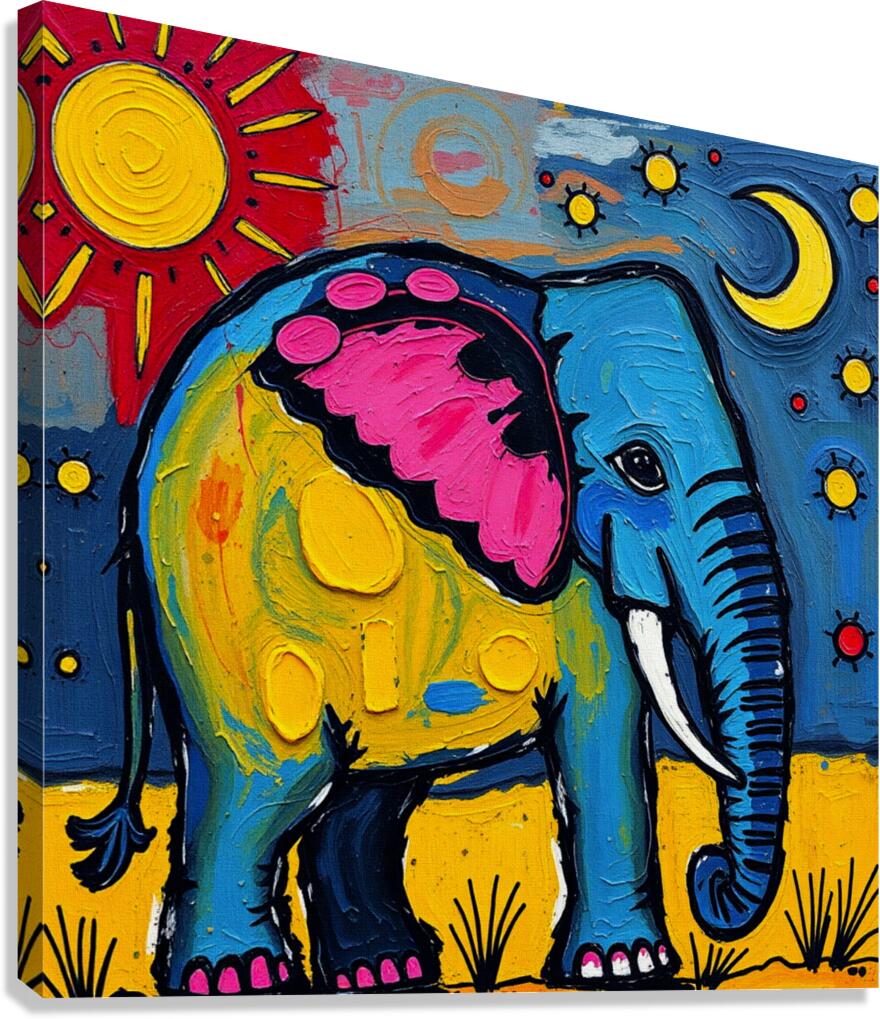 Elephant 2025 05 20 15 18 21 Canvas Print