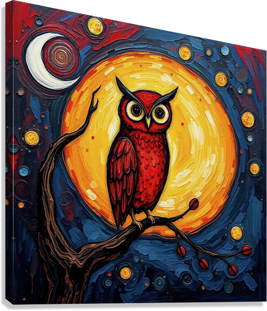Owl 2025 05 21 09 05 48 Canvas Print