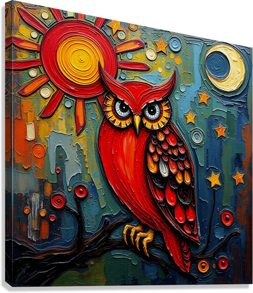 Owl 2025 05 21 09 06 42 Canvas Print
