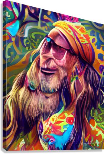 The Hippie Guy Canvas Print