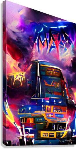 Rocker Band’s Bus Canvas Print