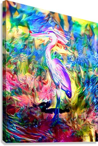 Naples Pond Heron Canvas Print