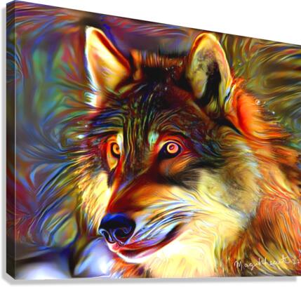 Magnificent Wolf Canvas Print