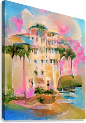 Pastel Ritz Carlton Canvas Print
