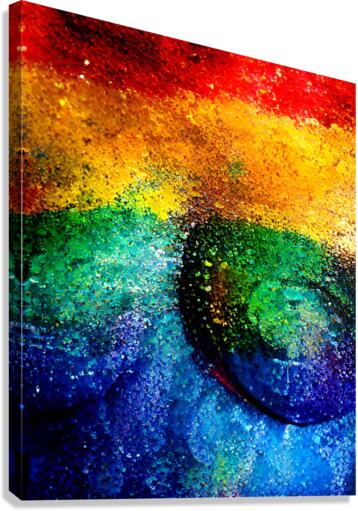 Rainbow Body Canvas Print