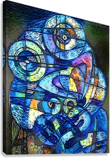 Mystical Blues Canvas Print