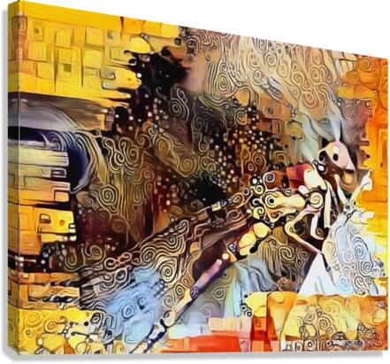 The Dragonfly Queen  Canvas Print
