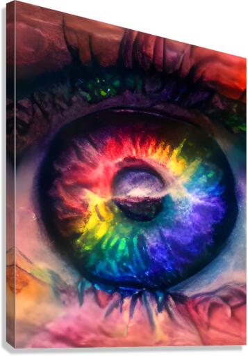 The Chakra Eye  Canvas Print