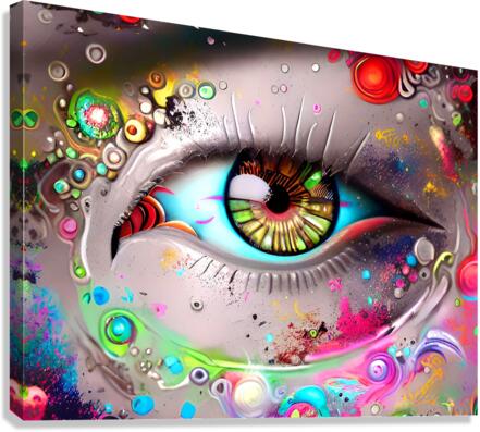 Dolphin Eye Canvas Print