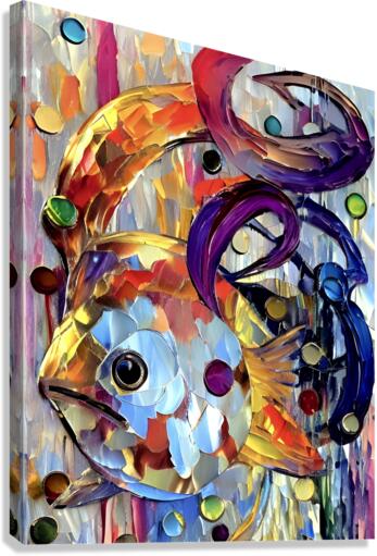 Fish Abstract  Canvas Print