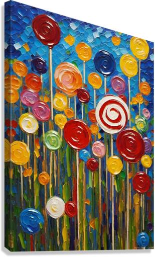 Lollypops Canvas Print