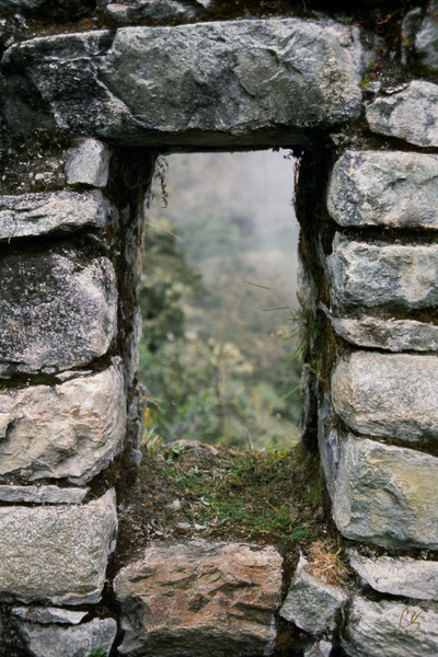 Inca Window Signed by Chris Scalise