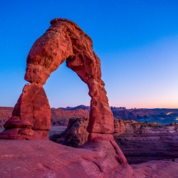 Delicate Arch Evening Signed