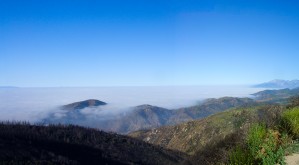California Mountains Above the Clouds