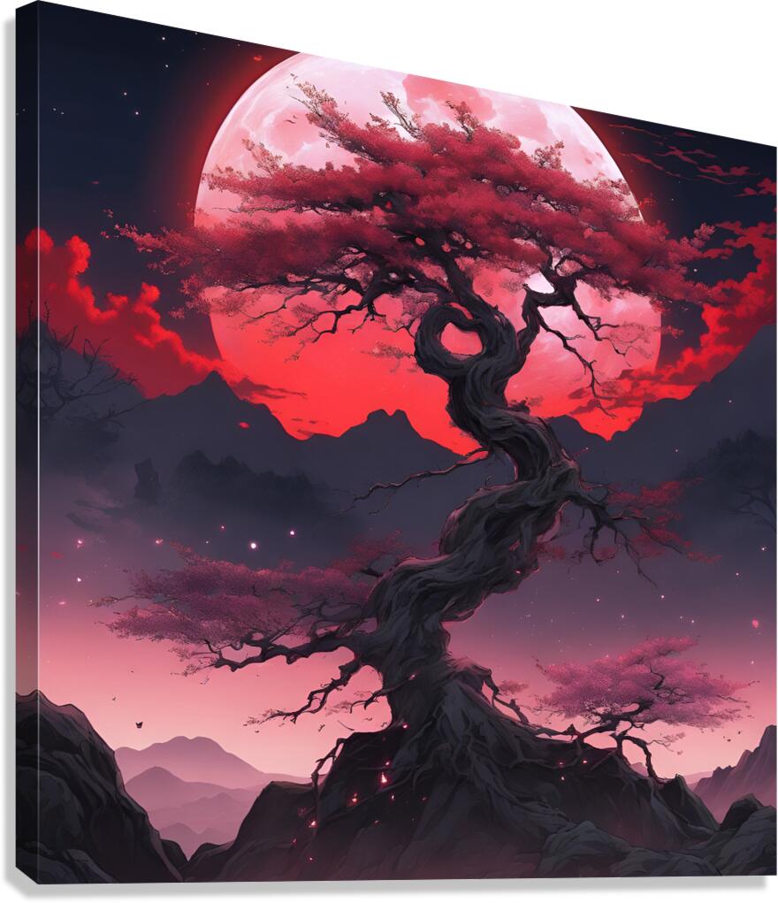 0 the ethereal beauty of the mystical landscape u Canvas Print