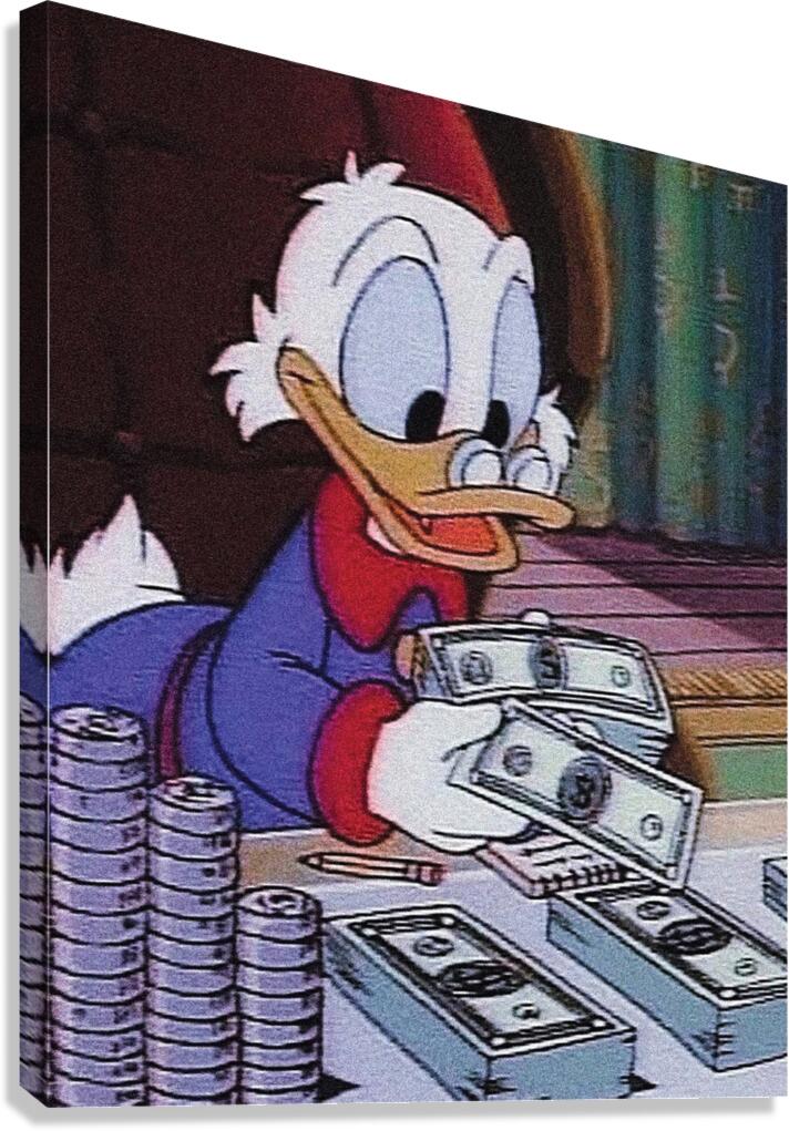 Donald stack Canvas Print