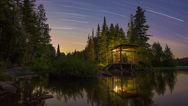Lac Bouchard Lanterne Print