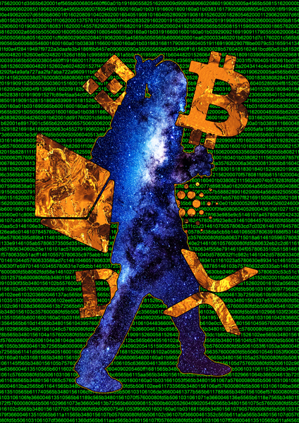 Contract Galaxy Print