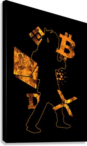 Black Black Canvas Print