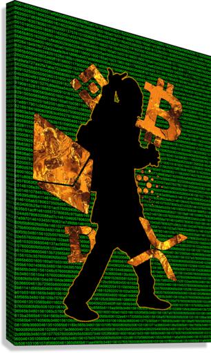 Contract Black Canvas Print